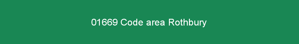 01669 area code Rothbury