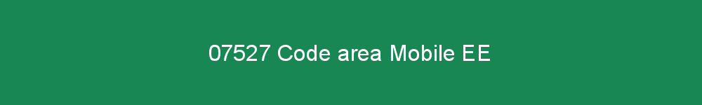 07527 area code EE
