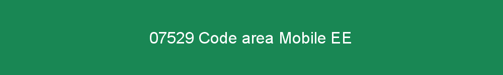 07529 area code EE