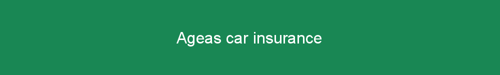Ageas car insurance