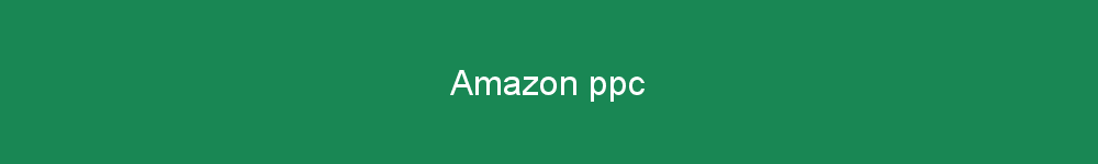 Amazon ppc
