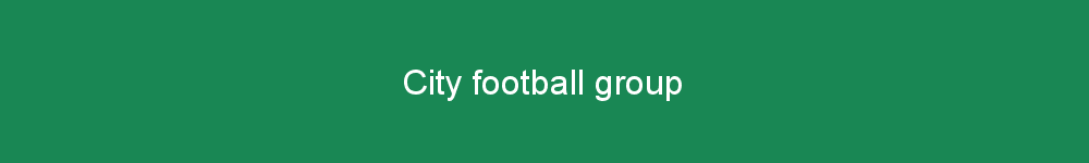 City football group