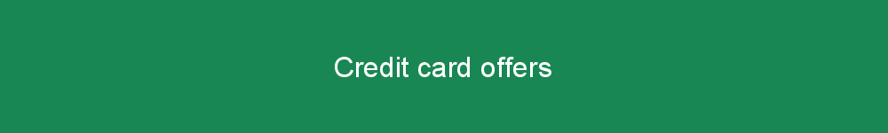 Credit card offers