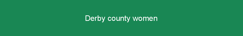 Derby county women