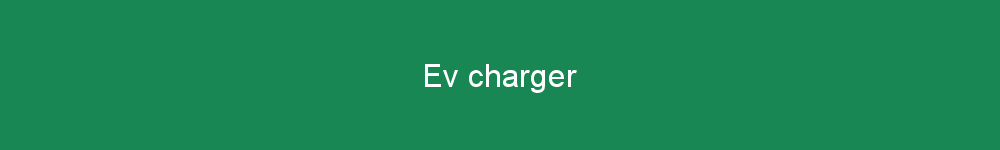 Ev charger