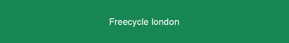 Freecycle london