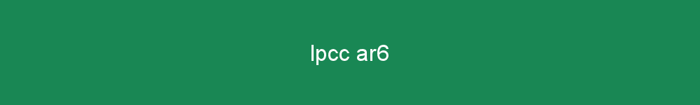 Ipcc ar6