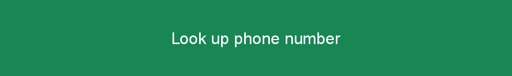 Look up phone number