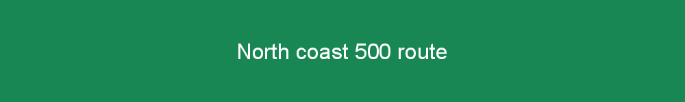 North coast 500 route