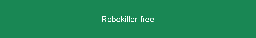 Robokiller free