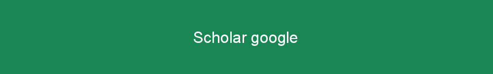 Scholar google