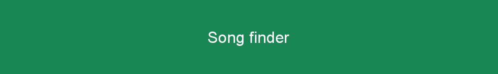 Song finder