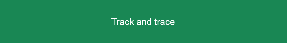 Track and trace