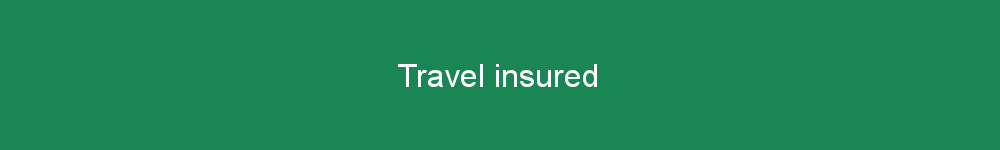 Travel insured