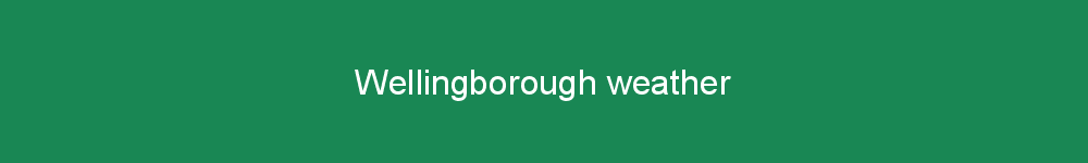 Wellingborough weather