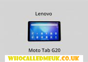  The premiere of the Moto Tab G20
