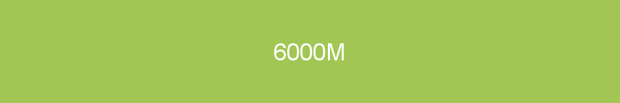 6000m