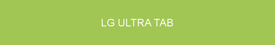 LG Ultra Tab