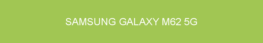 Samsung Galaxy M62 5G