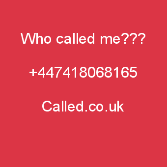 7418068165