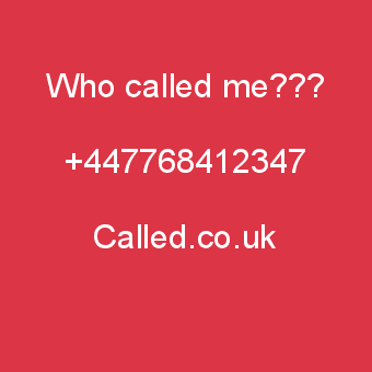 7768412347