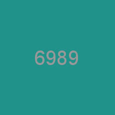 6989