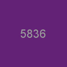 5836