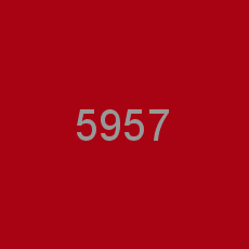 5957