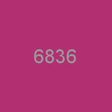 6836