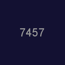 7457