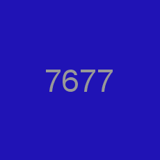 7677